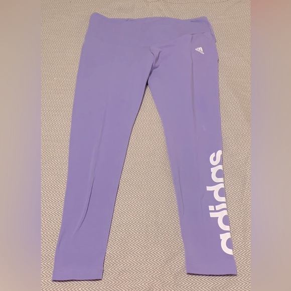 NWT Adidas tight fit, high rise, full-length leggings. Size 2x. - Picture 2 of 8